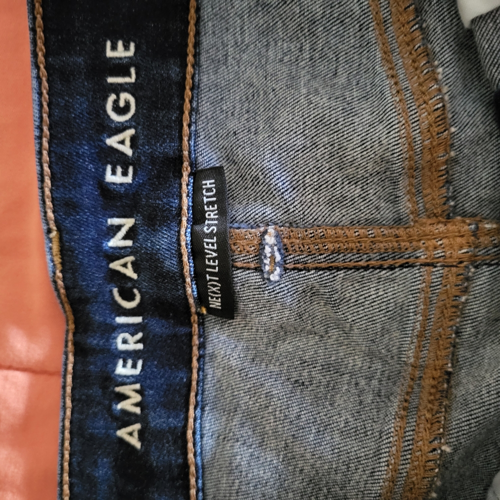 American Eagle Outfitters Blue Jean Shorts Midi Style